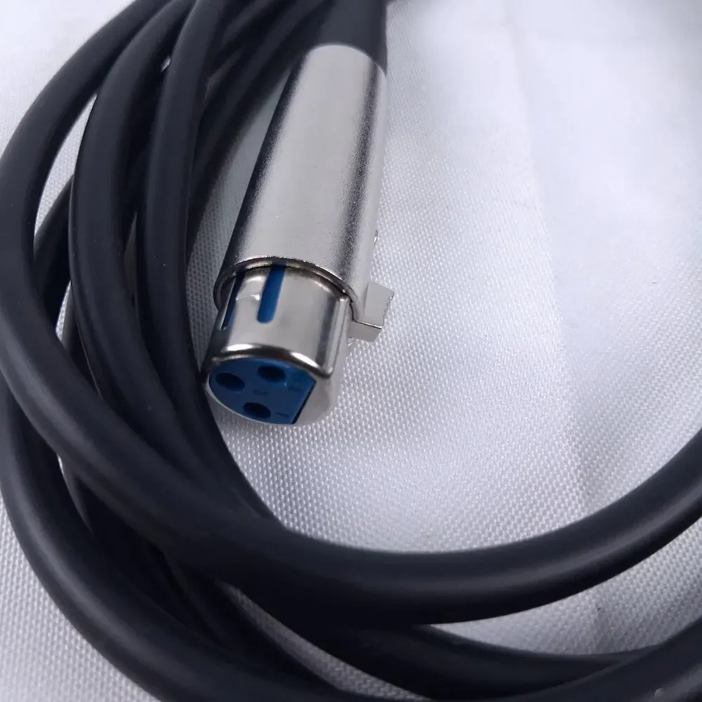 Seismic Audio 10' DMX Cable 3-Pin XLR Male Female Stage Lighting Wire SADMX10